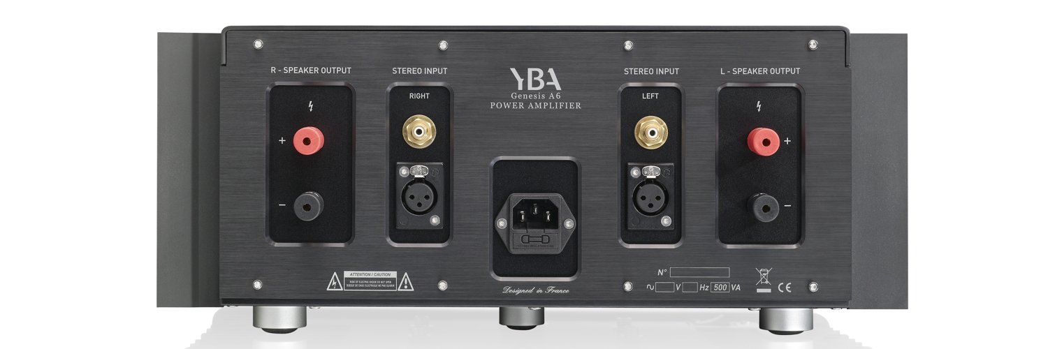 YBA Genesis A6 Power Endverstärker Anschlüsse