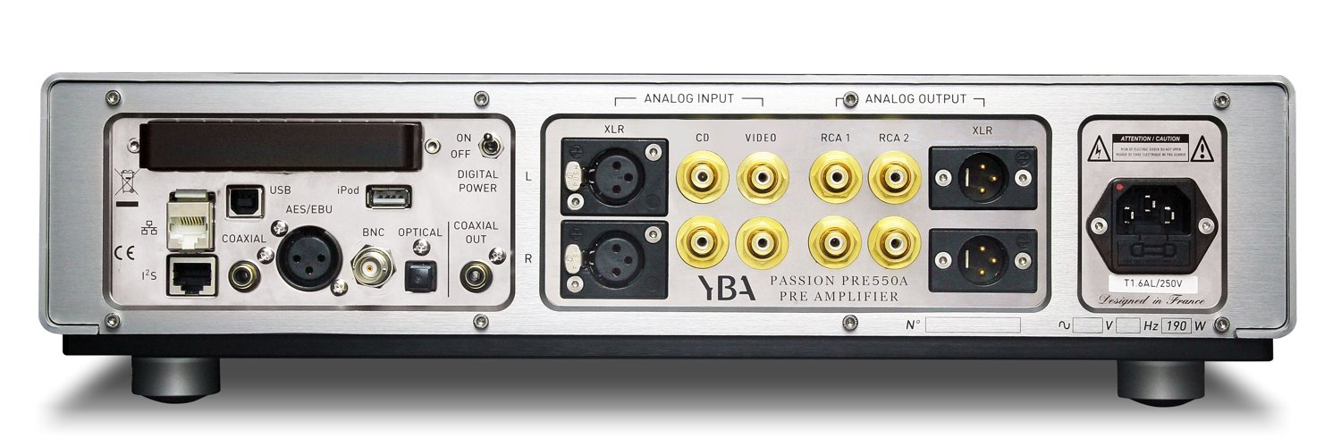 YBA Passion PRE550A Vorverstärker Anschlüsse