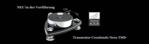 Transrotor Plattenspieler Laufwerk Crescendo Nero